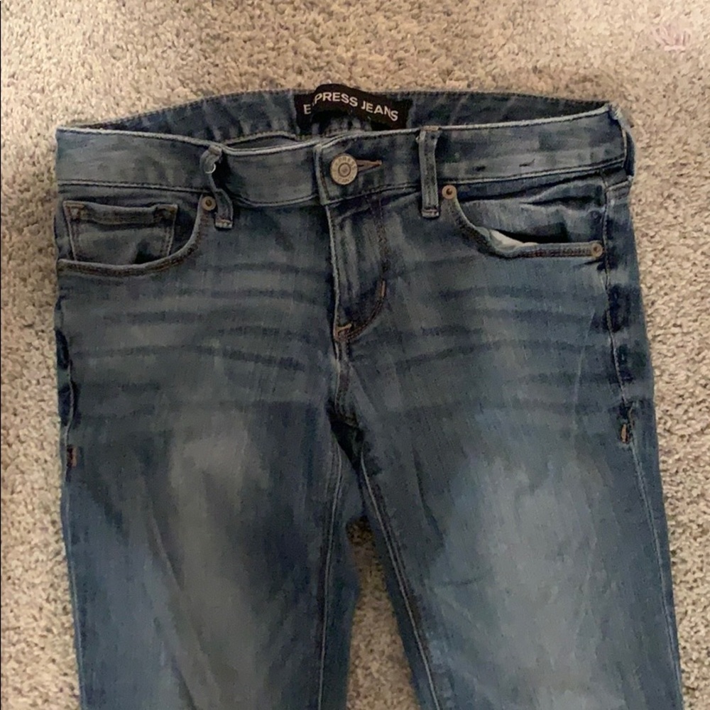 Express Low Rise Light Jeans - Picture 2 of 5